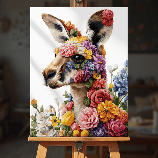 Paint by numbers - Flower Kangaroo - MyArt