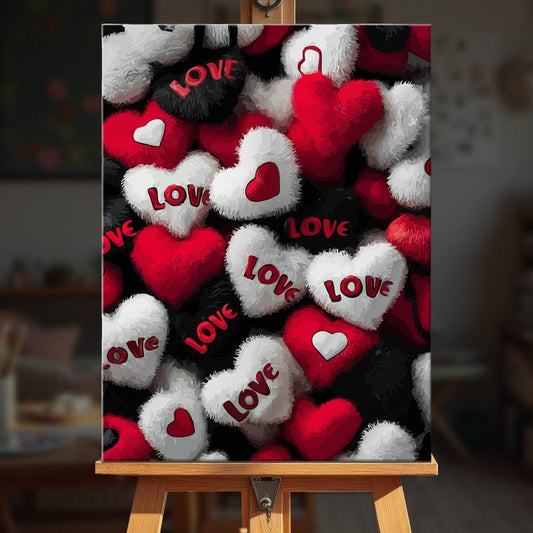 Paint by numbers - Fluffy Love - MyArt