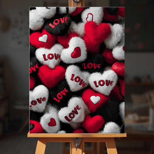 Paint by numbers - Fluffy Love - MyArt