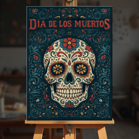 Paint by numbers - Folk Skull - MyArt