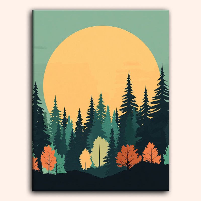 Paint by numbers - Forest Glow - MyArt