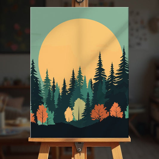 Paint by numbers - Forest Glow - MyArt