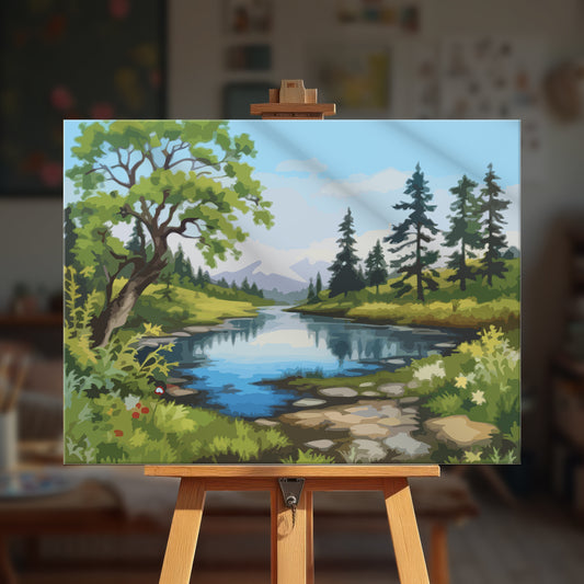 Paint by numbers - Forest Path - MyArt