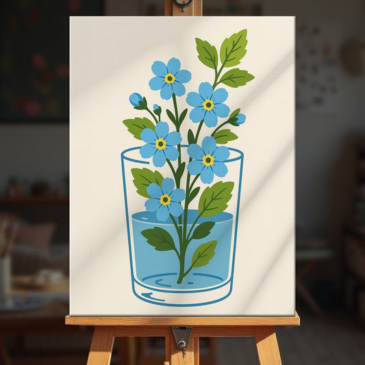 Paint by numbers - Forget Me Not - MyArt