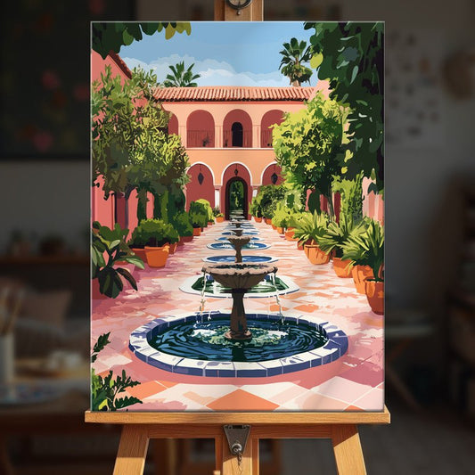 Paint by numbers - Fountain Path - MyArt