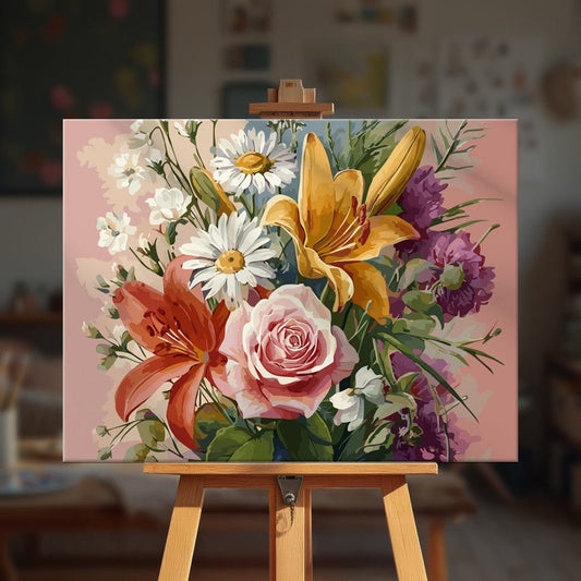 Paint by numbers - Free Floral Song - MyArt