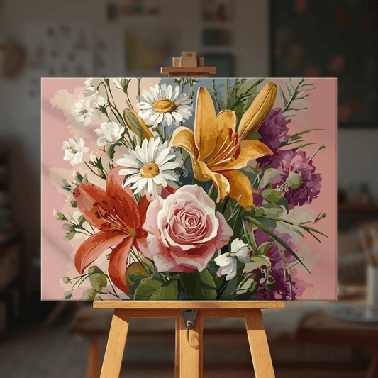 Paint by numbers - Free Floral Song - MyArt