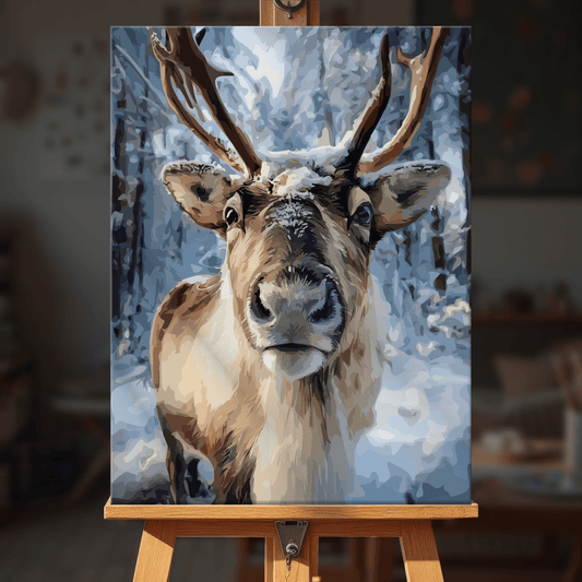 Paint by numbers - Frost Reindeer - MyArt
