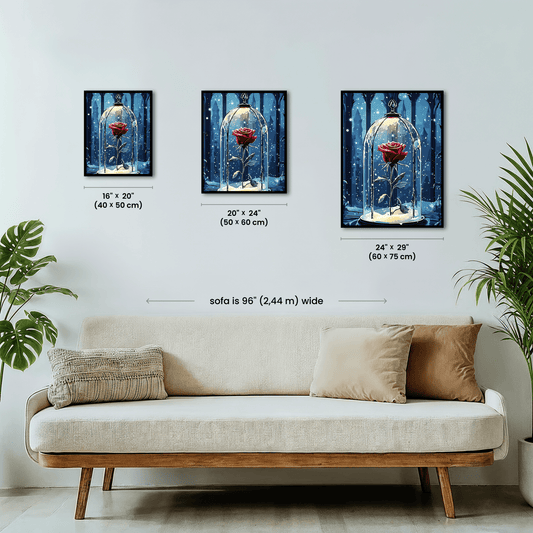 Paint by numbers - Frozen Elegance - MyArt