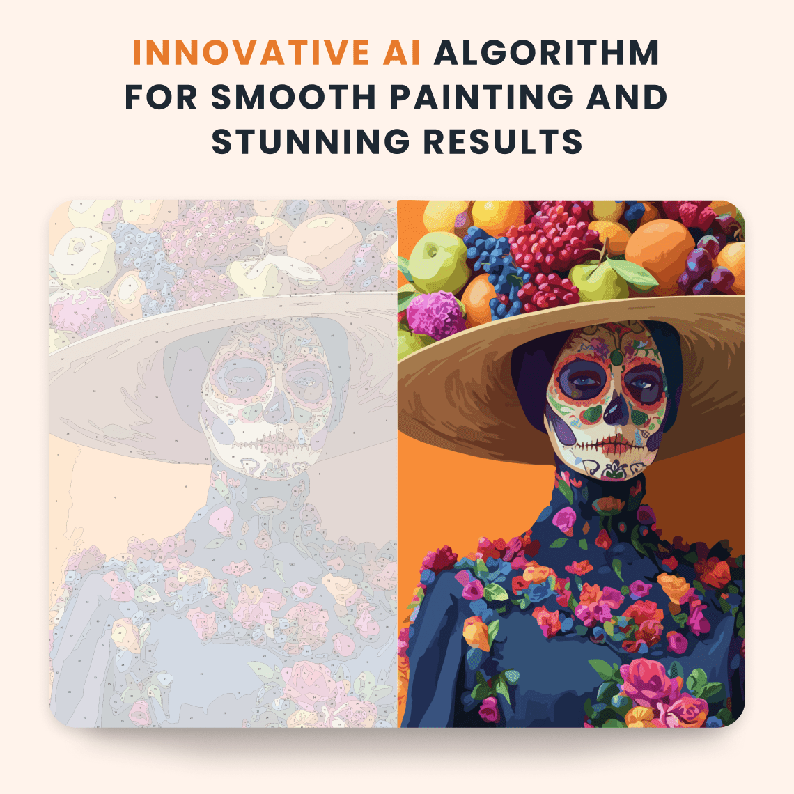 Paint by numbers - Fruit Catrina - MyArt