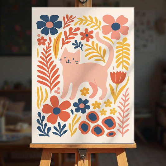 Paint by numbers - Garden Paws - MyArt