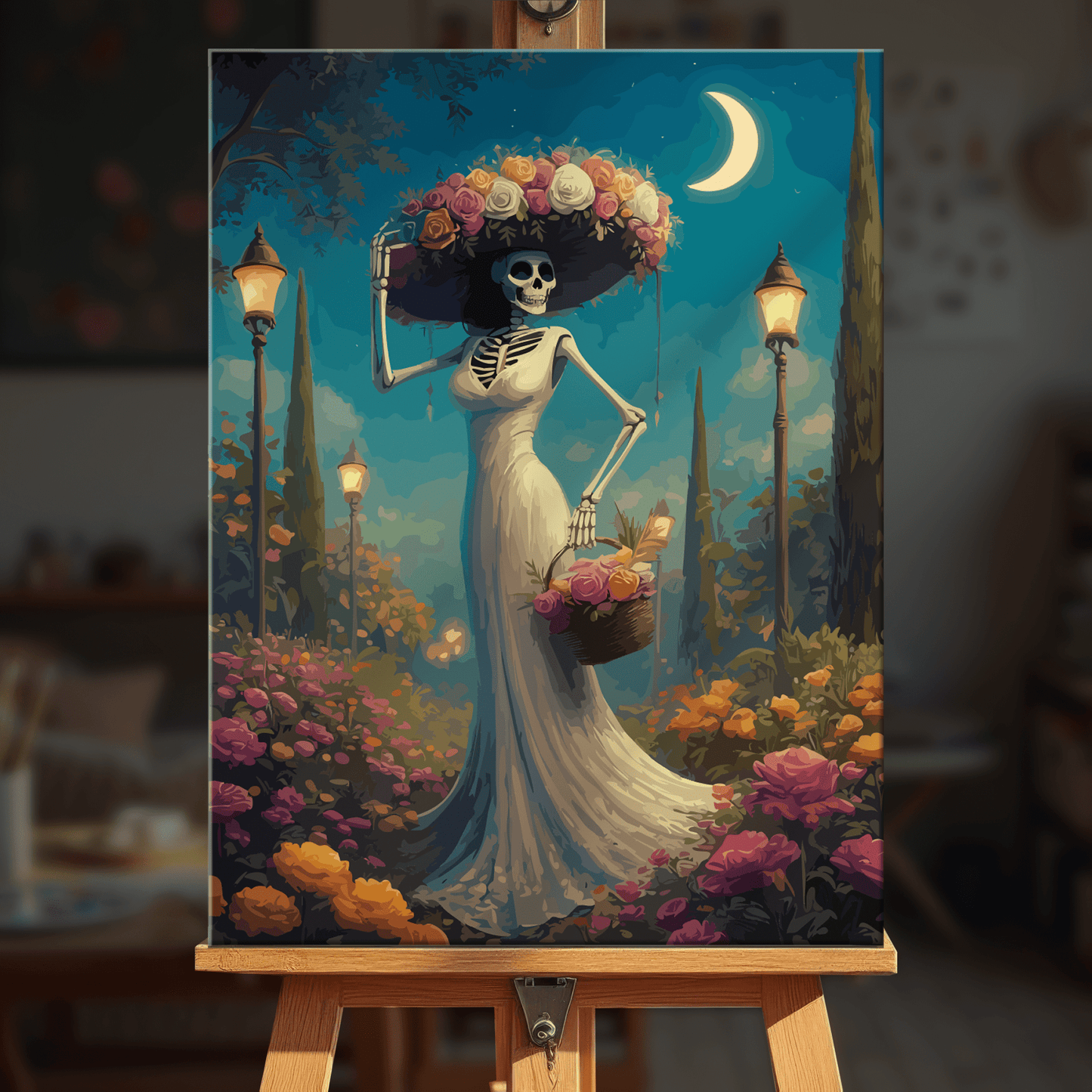 Paint by numbers - Garden Catrina - MyArt