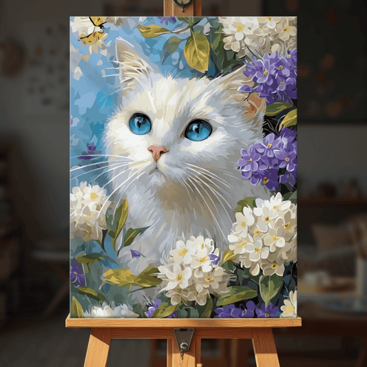 Paint by numbers - Garden Kitty - MyArt