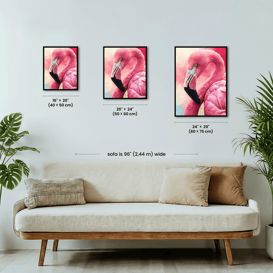 Paint by numbers - Gentle Flamingo - MyArt