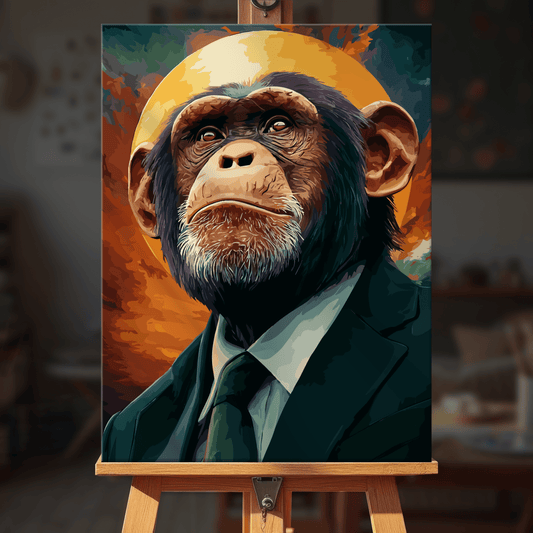 Paint by numbers - Gentleman Chimp - MyArt