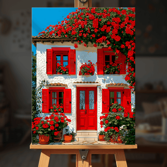 Paint by numbers - Geranium Cottage - MyArt