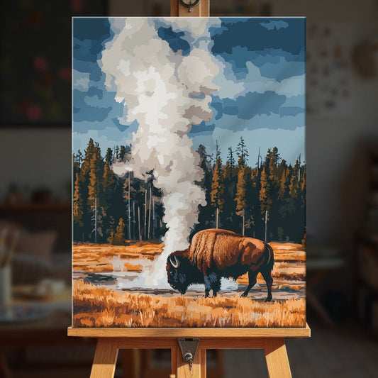 Paint by numbers - Geyser Mist - MyArt