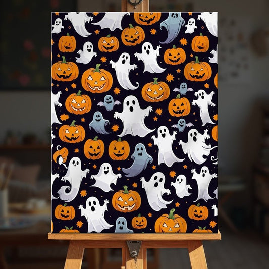 Paint by numbers - Ghost Pattern - MyArt