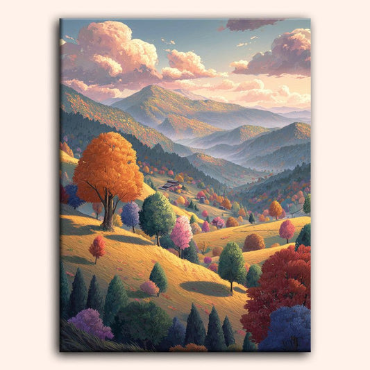 Paint by numbers - Gilded River - MyArt