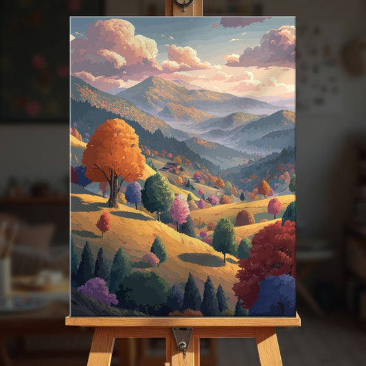 Paint by numbers - Gilded River - MyArt