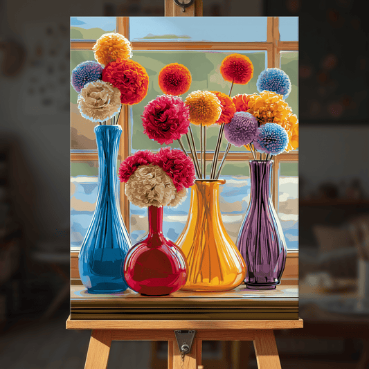 Paint by numbers - Glass Dahlias - MyArt