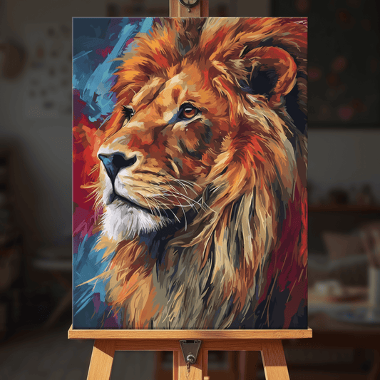 Paint by numbers - Glorious Lion - MyArt