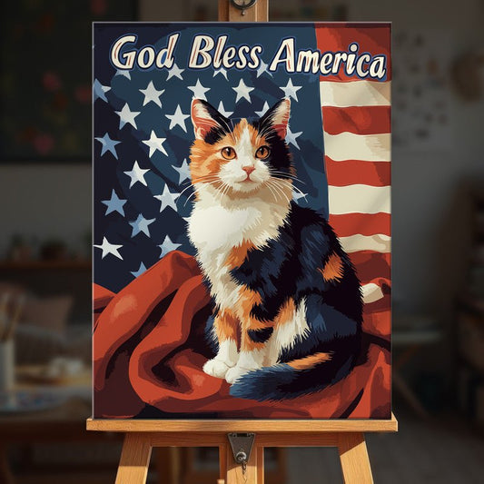 Paint by numbers - God Bless - MyArt