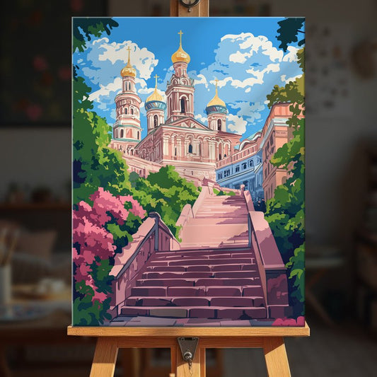 Paint by numbers - Golden Ascent - MyArt