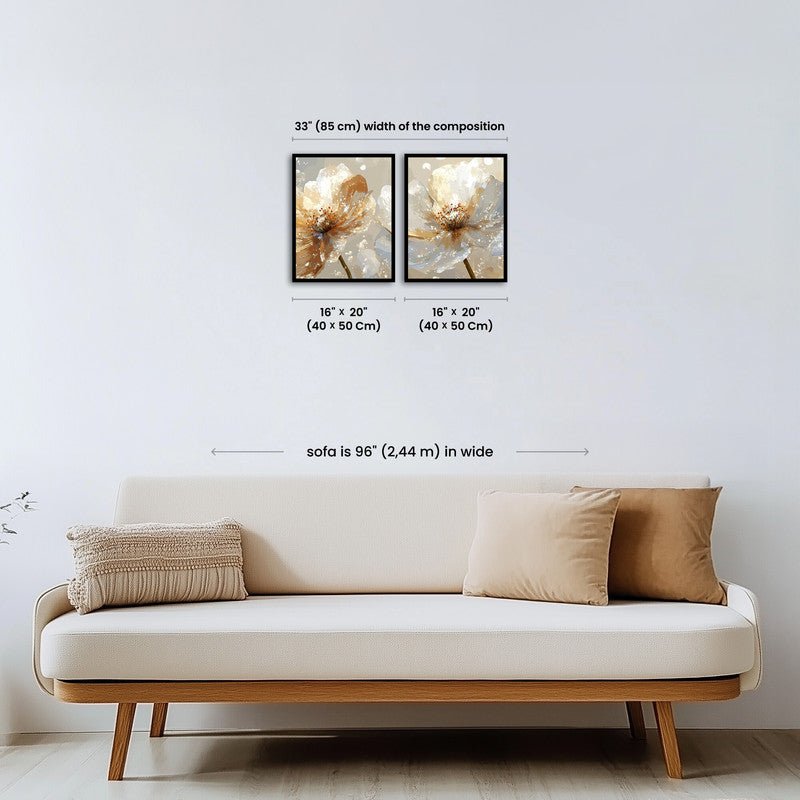 Paint by numbers - Golden Blossoms - MyArt