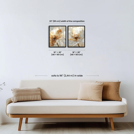 Paint by numbers - Golden Blossoms - MyArt