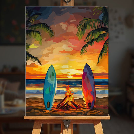 Paint by numbers - Golden Break - MyArt