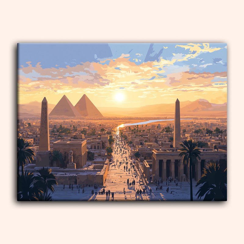 Paint by numbers - Golden City - MyArt