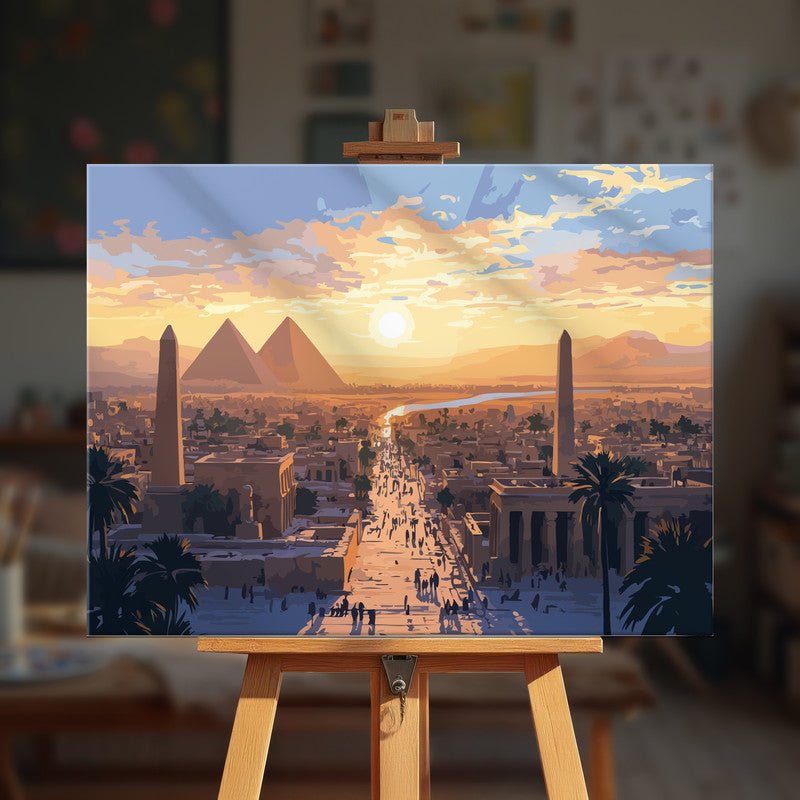 Paint by numbers - Golden City - MyArt