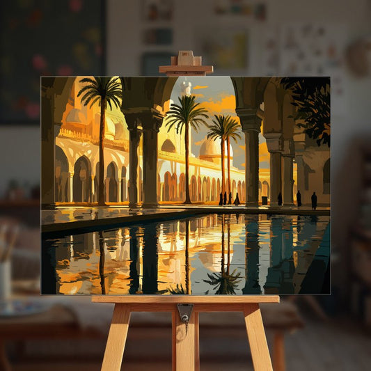 Paint by numbers - Golden Courtyard - MyArt