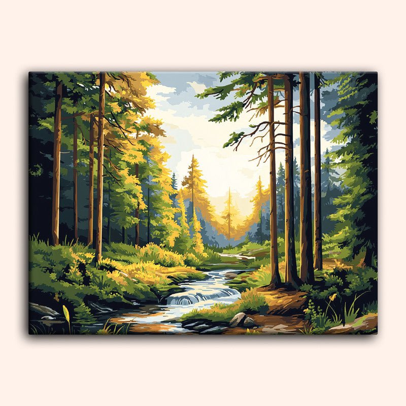 Paint by numbers - Golden Creek - MyArt