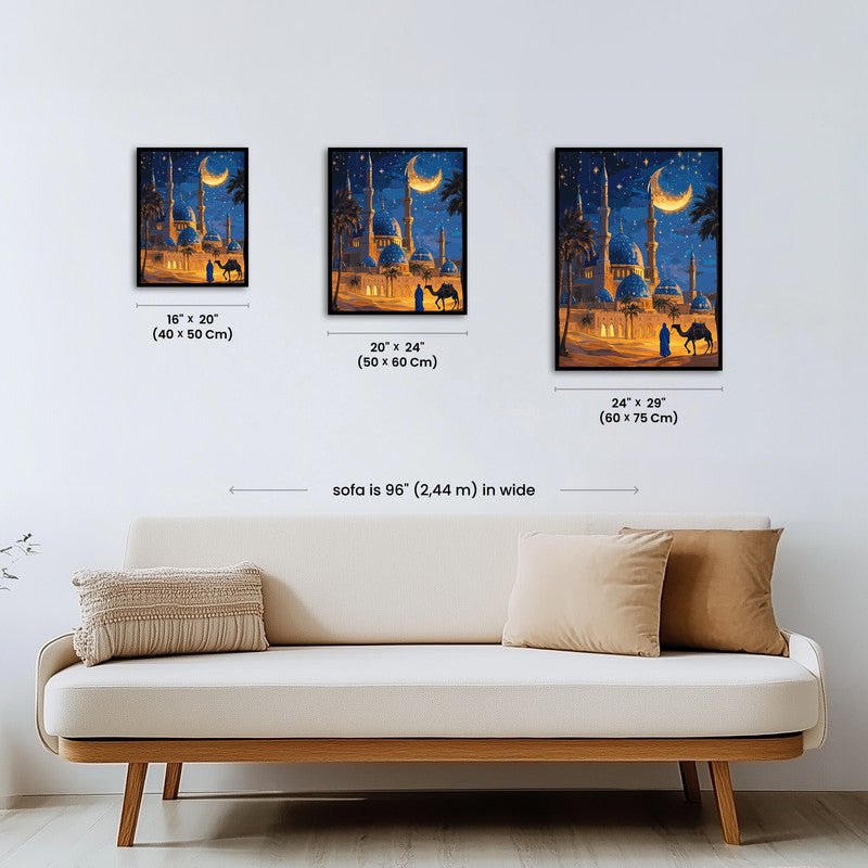 Paint by numbers - Golden Crescent - MyArt