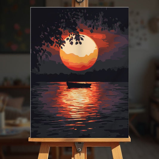 Paint by numbers - Golden Drift - MyArt