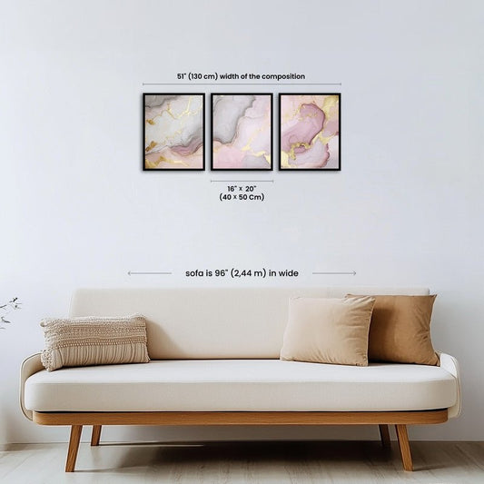 Paint by numbers - Golden Flow - MyArt