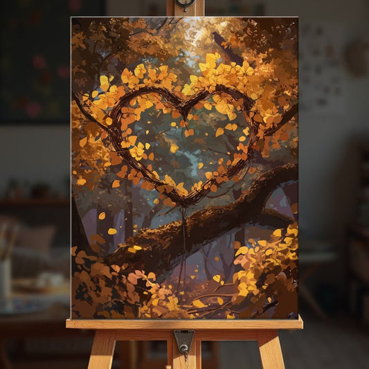 Paint by numbers - Golden Mist - MyArt