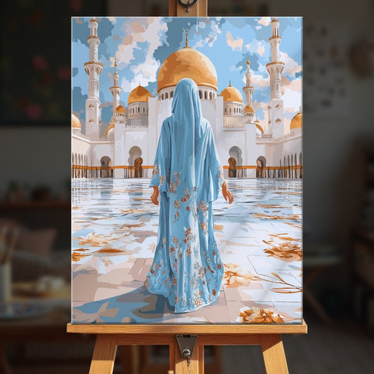 Paint by numbers - Golden Mosque - MyArt