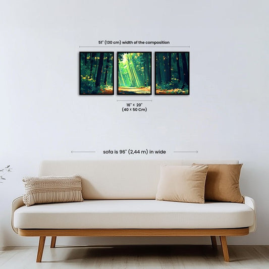 Paint by numbers - Golden Path - MyArt