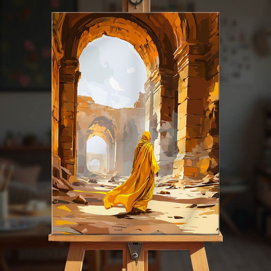 Paint by numbers - Golden Ruins - MyArt