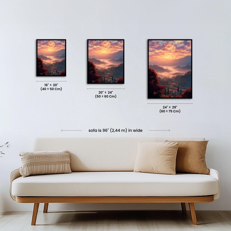 Paint by numbers - Golden Sky - MyArt