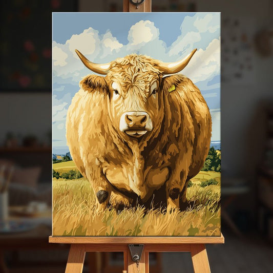 Paint by numbers - Golden Stare - MyArt