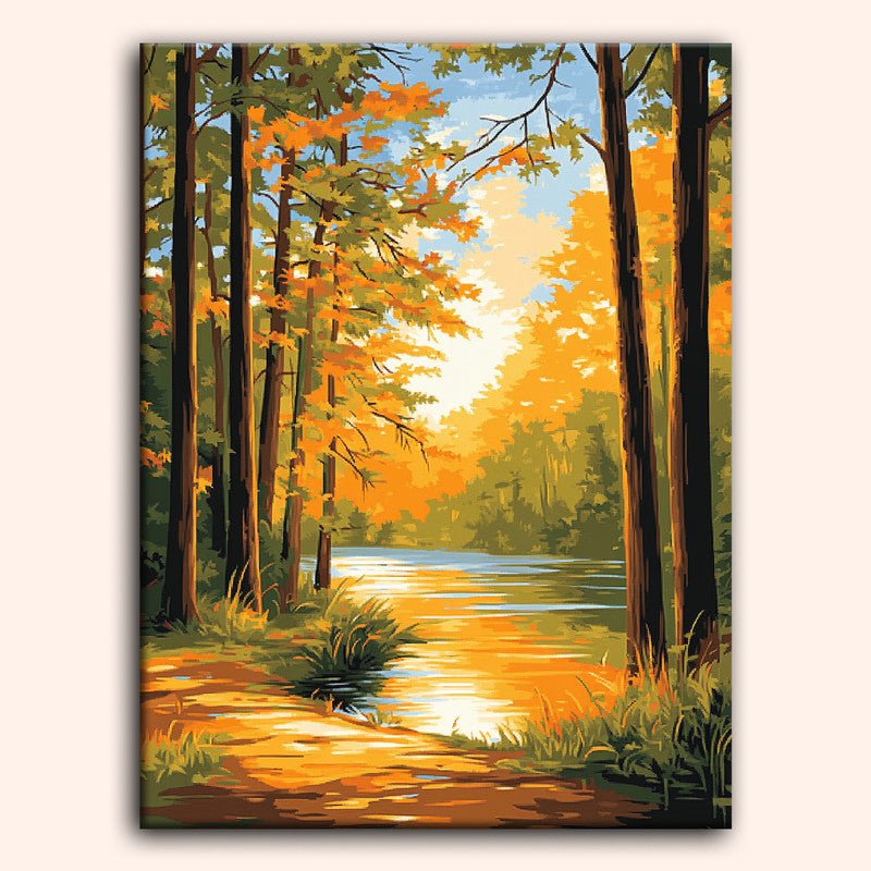 Paint by numbers - Golden Stream - MyArt