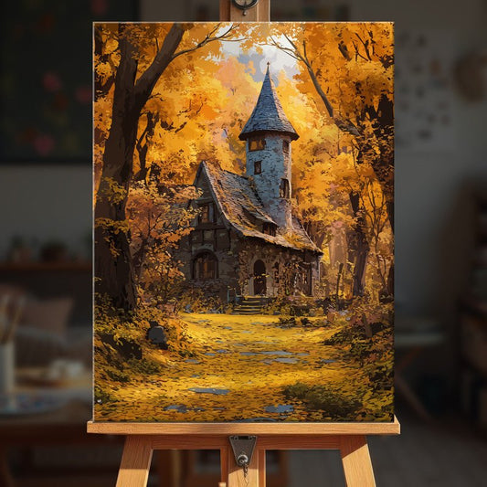 Paint by numbers - Golden Tower - MyArt