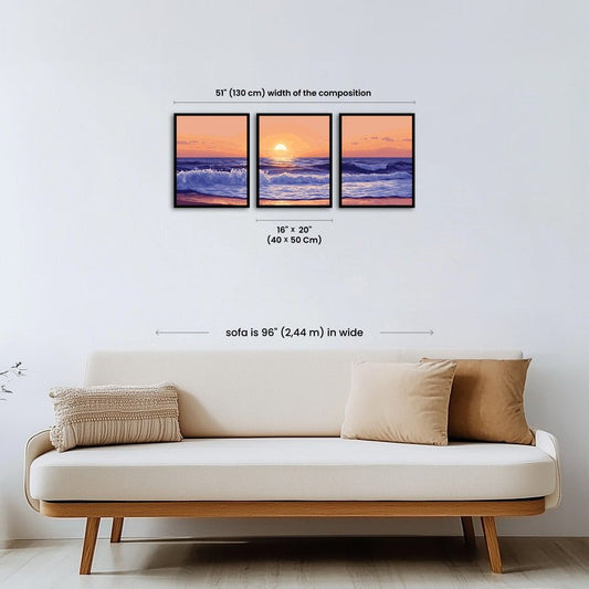 Paint by numbers - Golden Waves - MyArt