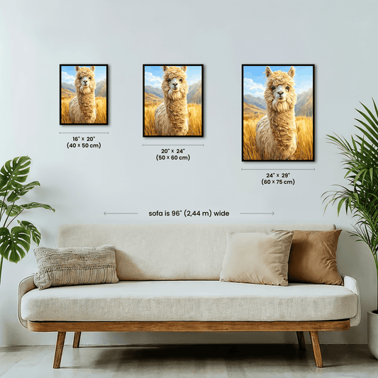 Paint by numbers - Golden Alpaca - MyArt
