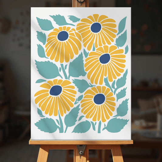 Paint by numbers - Golden Blooms - MyArt