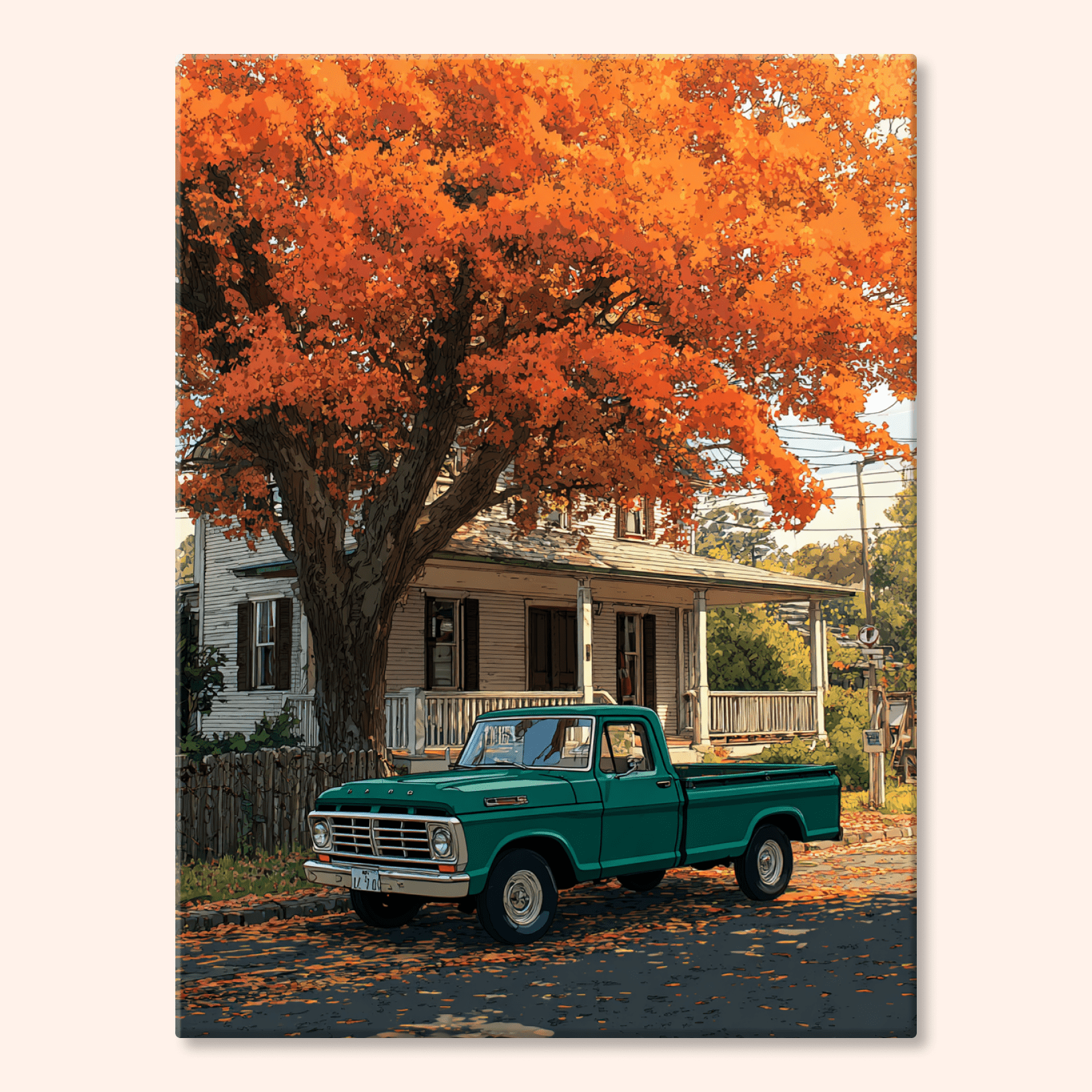 Paint by numbers - Golden Cottage - MyArt